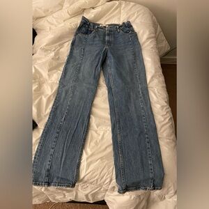 Abercrombie Ultra High Rise 90’s Straight Jean
